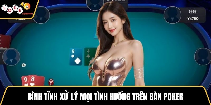 Bình tĩnh xử lý mọi tình huống trên bàn Poker
