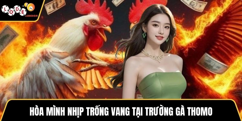 Hòa mình nhịp trống vang tại trường gà Thomo